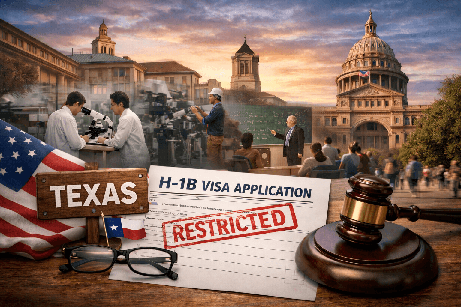 Texas order pausing new H-1B hiring at public universities and state agencies